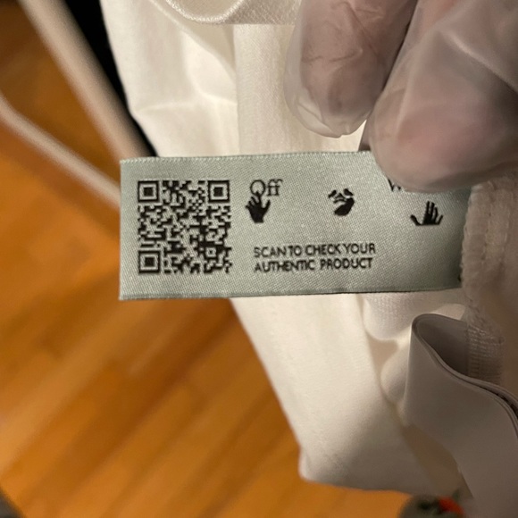 Off-White Mona Lisa Short-Sleeve Over Tee 'White/Black' - Picture 7 of 13